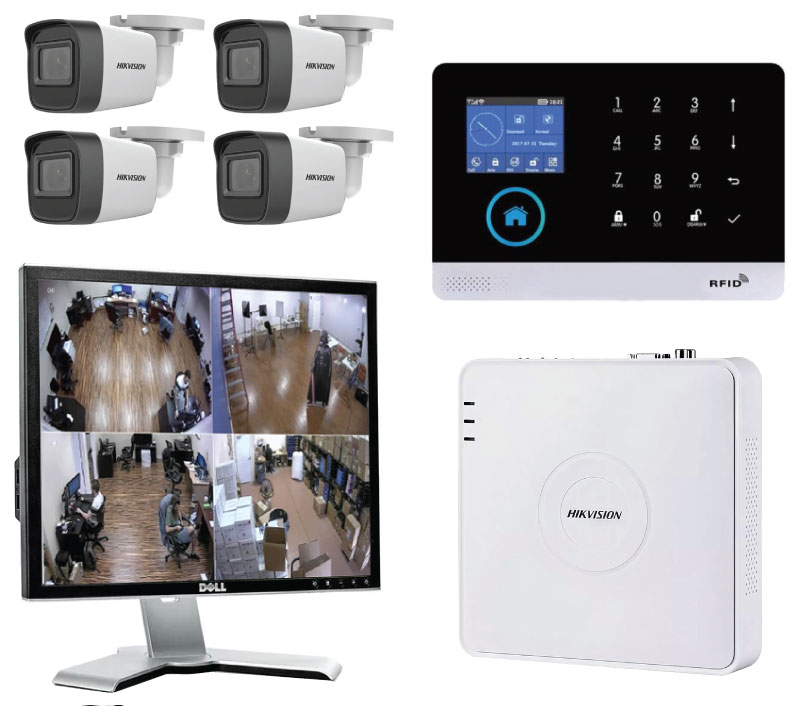 Cámaras de seguridad y alarma